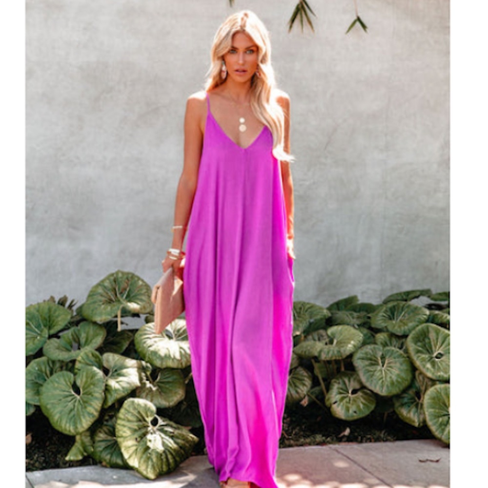 Olivian Pocketed Maxi Dress
